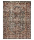 Vibe by Jaipur Living Zakaria Medallion Red/Blue Area Rug 5'X8'