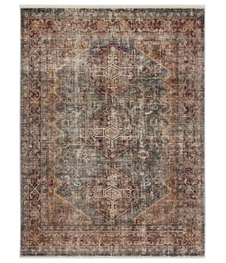 Vibe by Jaipur Living Zefira Zakaria ZFA16 Red - Blue 8 ft. X 10 ft. 6 in. Rectangle Rug