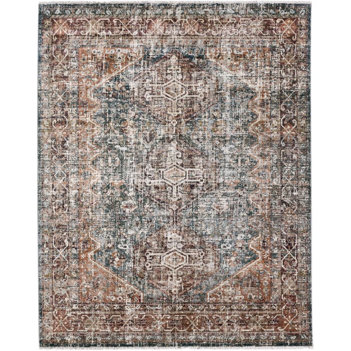 Vibe by Jaipur Living Zakaria Medallion Red/Blue Area Rug 10'X14'