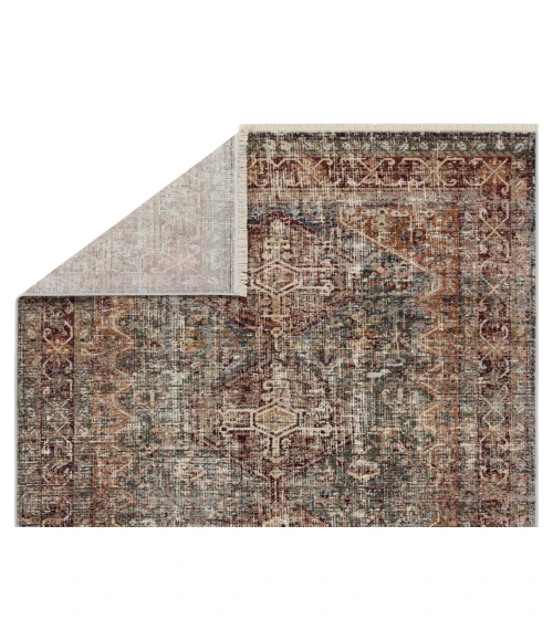 Vibe by Jaipur Living Zakaria Medallion Red/Blue Area Rug 5'X8'