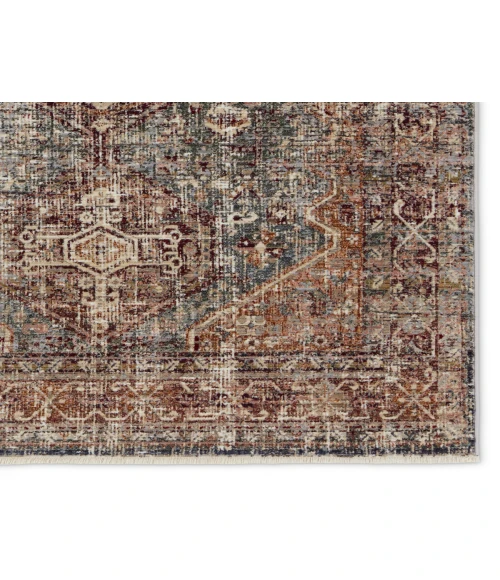 Vibe by Jaipur Living Zakaria Medallion Red/Blue Area Rug 5'X8'