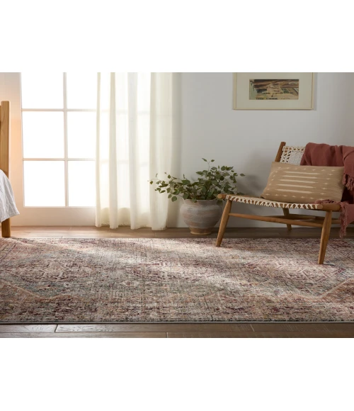 Vibe by Jaipur Living Zakaria Medallion Red/Blue Area Rug 5'X8'