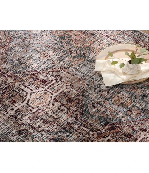 Vibe by Jaipur Living Zakaria Medallion Red/Blue Area Rug 5'X8'