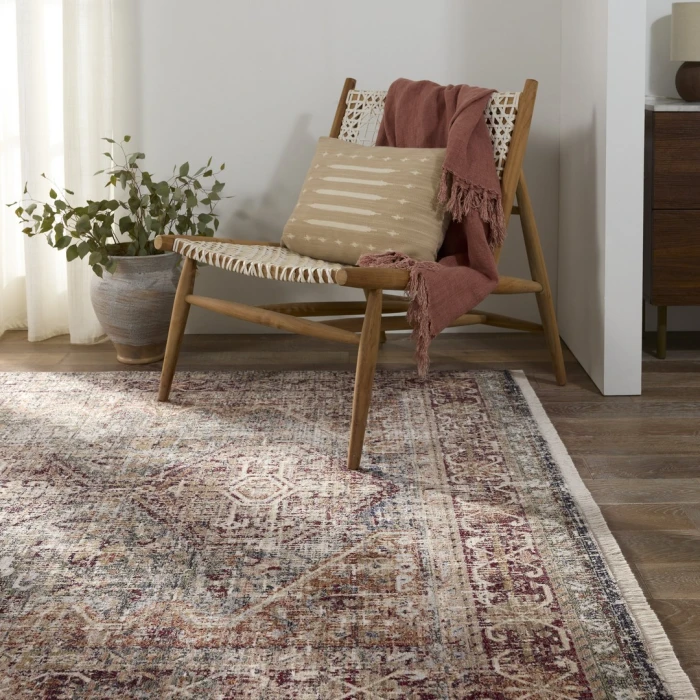 Vibe by Jaipur Living Zakaria Medallion Red/Blue Area Rug 10'X14'