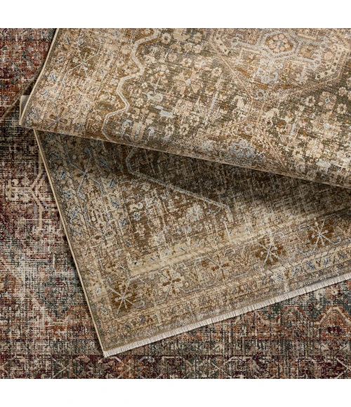 Vibe by Jaipur Living Zakaria Medallion Red/Blue Area Rug 5'X8'