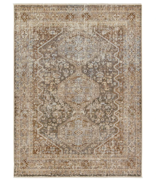 Vibe by Jaipur Living Zakaria Medallion Tan/Taupe Area Rug 5'X8'