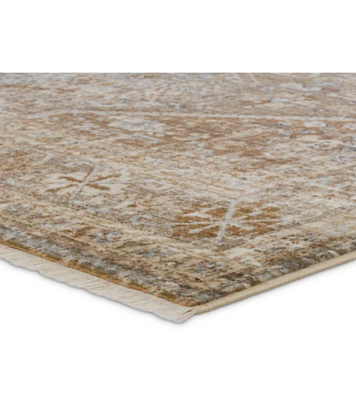 Vibe by Jaipur Living Zakaria Medallion Tan/Taupe Area Rug 5'X8'