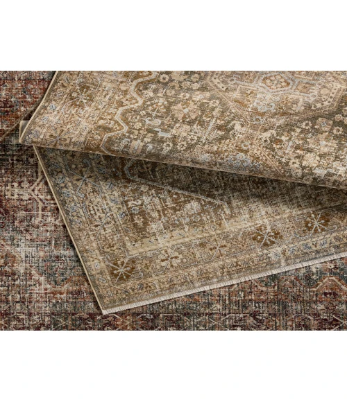 Vibe by Jaipur Living Zakaria Medallion Tan/Taupe Area Rug 5'X8'