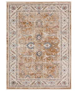 Vibe by Jaipur Living Zefira Romano ZFA18 Brown - Cream 8 ft. X 10 ft. 6 in. Rectangle Rug