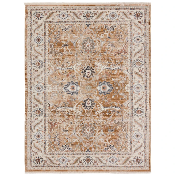 Vibe by Jaipur Living Romano Medallion Brown/ Cream Area Rug 5'X8'