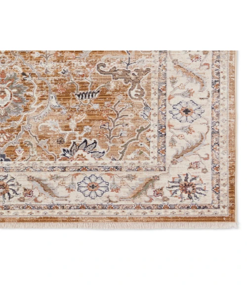 Vibe by Jaipur Living Romano Medallion Brown/ Cream Area Rug 8'X10'6"