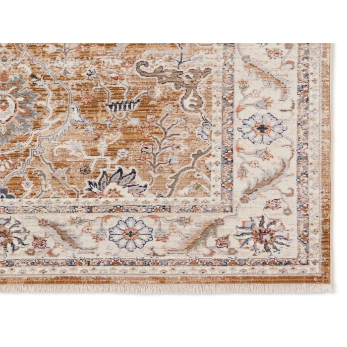 Vibe by Jaipur Living Romano Medallion Brown/ Cream Area Rug 5'X8'