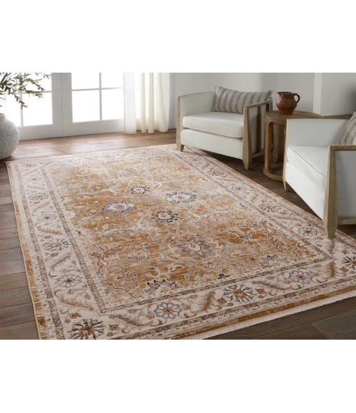 Vibe by Jaipur Living Romano Medallion Brown/ Cream Area Rug 8'X10'6"