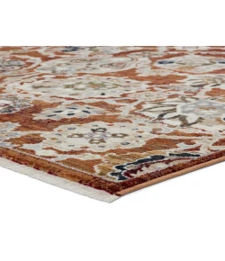 Vibe by Jaipur Living Zefira Althea ZFA22 Orange - Cream 8 ft. X 10 ft. 6 in. Rectangle Rug