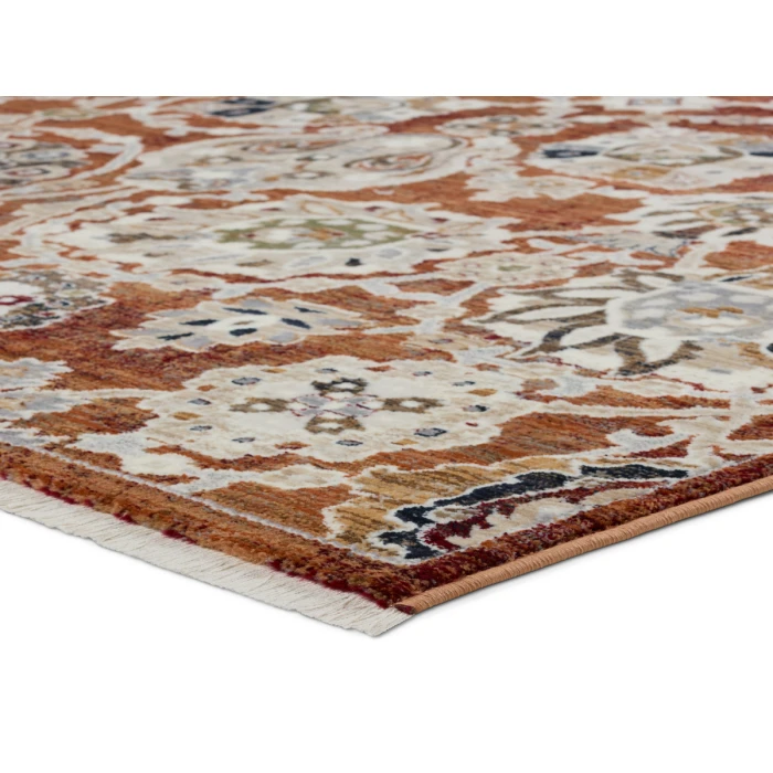 Vibe by Jaipur Living Althea Floral Orange/ Cream Area Rug 10'X14'