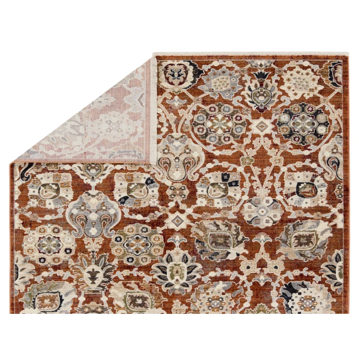 Vibe by Jaipur Living Althea Floral Orange/ Cream Area Rug 10'X14'