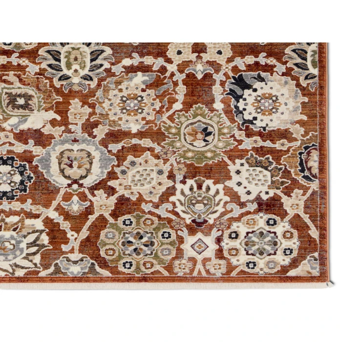 Vibe by Jaipur Living Althea Floral Orange/ Cream Area Rug 10'X14'