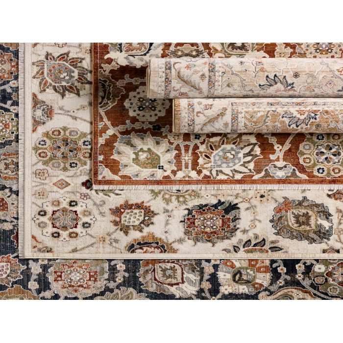 Vibe by Jaipur Living Althea Floral Orange/ Cream Area Rug 10'X14'