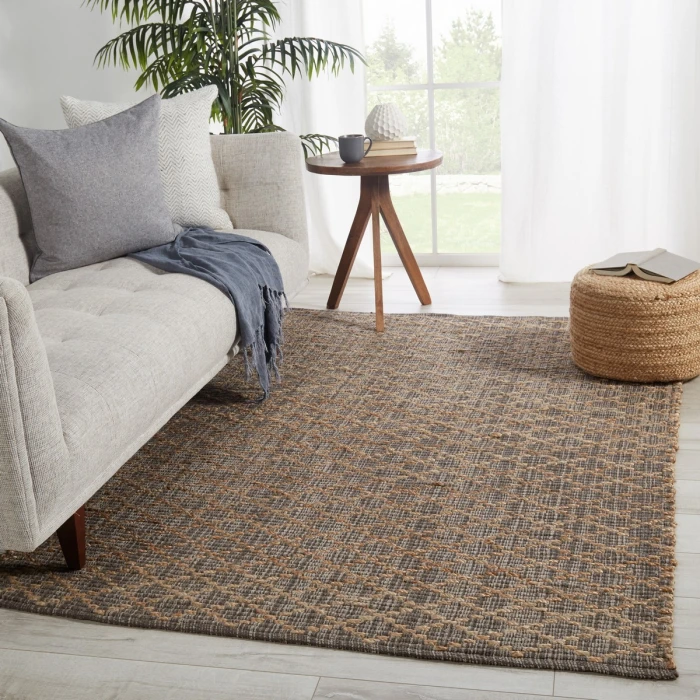 Jaipur Living Zealand Gray ZLN01 18 in. Swatch Square Rug