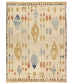 Jaipur Living Zaira Tonnara ZRA01 Blue - White 9 ft. X 12 ft. Rectangle Rug