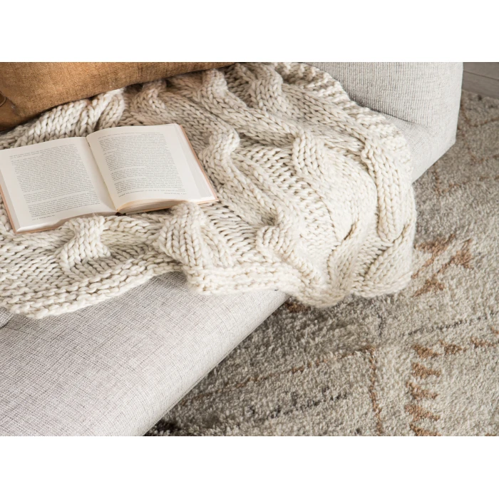 Jaipur Living Zuri Cream ZUI05 5 ft. X 8 ft. Rectangle Rug