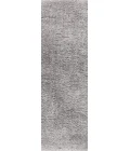 Aydin Solid Plush Shag Gray 2 ft. x 8 ft. Runner Rug
