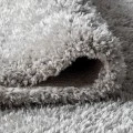 Aydin Solid Plush Shag Gray 8 ft. x 10 ft. Area Rug