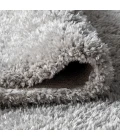Aydin Solid Plush Shag Gray 3 ft. x 5 ft. Area Rug