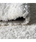 Aydin Solid Plush Shag Ivory 5 ft. x 8 ft. Area Rug