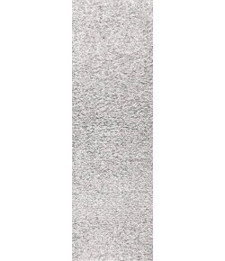 Jonathany Alaska Shag ALA102C Gray/Ivory Area Rug 2 ft. 3 in. X 8 ft. Runner