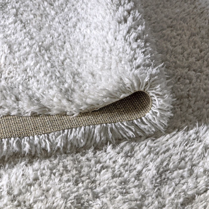 Aydin Plush Shag Mingled Gray/Ivory 3 ft. x 5 ft. Area Rug