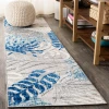 Jonathany Amalfi Coast AMC100A Gray/Blue Area Rug 2 ft. 3 in. X 8 ft. Runner