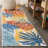 Jonathany Amalfi Coast AMC100B Cream/Orange Area Rug 2 ft. 3 in. X 8 ft. Runner