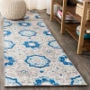Jonathany Amalfi Coast AMC101A Blue/Gray Area Rug 2 ft. 3 in. X 8 ft. Runner
