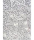 Julien Paisley High-Low Light Gray/Ivory 8 ft. x 10 ft. Indoor/Outdoor Area Rug