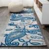 Jonathany Amalfi Coast AMC102C Blue/Light Gray Area Rug 2 ft. 3 in. X 8 ft. Runner