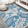 Jonathany Amalfi Coast AMC102C Blue/Light Gray Area Rug 7 ft. 9 in. X 10 ft. Rectangle