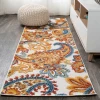 Jonathany Amalfi Coast AMC103B Orange/Multi Area Rug 2 ft. 3 in. X 8 ft. Runner