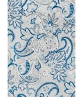 Gordes Paisley High-Low Light Gray/Blue 8 ft. x 10 ft. Indoor/Outdoor Area Rug