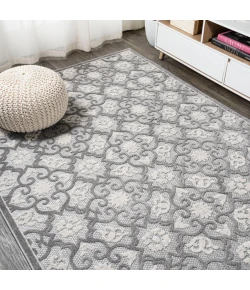 Jonathany Amalfi Coast AMC107A Light Gray/Ivory Area Rug 5 ft. 3 in. X 7 ft. 7 in. Rectangle