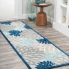Jonathany Amalfi Coast AMC109A Blue/Gray Area Rug 2 ft. 3 in. X 8 ft. Runner