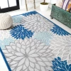 Jonathany Amalfi Coast AMC109A Blue/Gray Area Rug 3 ft. X 5 ft. Rectangle