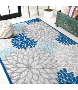 Jonathany Amalfi Coast AMC109A Blue/Gray Area Rug 3 ft. X 5 ft. Rectangle