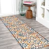 Jonathany Amalfi Coast AMC110A Cream/Blue/Red Area Rug 2 ft. 3 in. X 8 ft. Runner