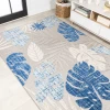 Jonathany Amalfi Coast AMC113A Light Gray/Navy Area Rug 7 ft. 9 in. X 10 ft. Rectangle