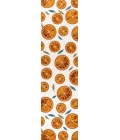 Aranciata Citrus Slice High-Low Orange/Cream 2 ft. x 8 ft. Indoor/Outdoor Runner Rug