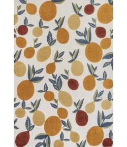 Jonathany Amalfi Coast AMC118A Orange/Beige/Cream Area Rug 5 ft. 3 in. X 7 ft. 7 in. Rectangle
