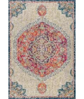 Bohemian FLAIR Boho Vintage Medallion Cream/Orange 3 ft. x 5 ft. Area Rug