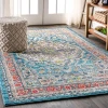 Jonathany Bohemian Flair BMF102A Blue/Yellow Area Rug 3 ft. X 5 ft. Rectangle