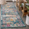 Jonathany Bohemian Flair BMF103B Navy/Cream Area Rug 2 ft. 3 in. X 8 ft. Runner